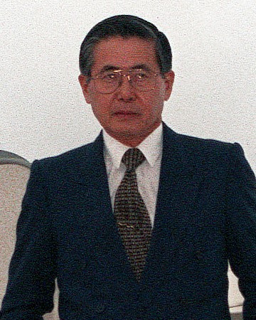 President of Peru Alberto Fujimori