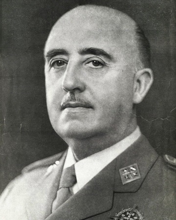 Militar y dictador español Francisco Franco