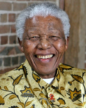 Activista Anti-apartheid y ex presidente sudafricano Nelson Mandela