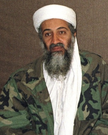 Terrorista y militante islámico  Osama bin Laden