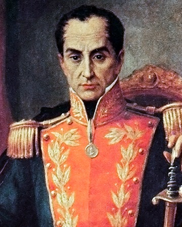 El más grande de los libertadores de América Simon Bolivar